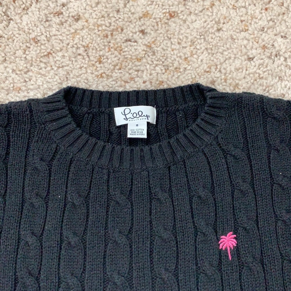 • Lilly Pulitzer Cotton Ribbed Sweater • - Picture 3 of 4